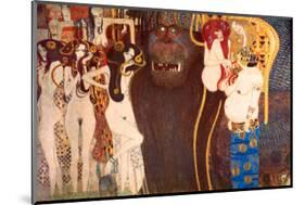 The Hostile Force, c.1902-Gustav Klimt-Mounted Premium Giclee Print