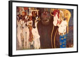 The Hostile Force, c.1902-Gustav Klimt-Framed Premium Giclee Print