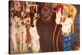 The Hostile Force, c.1902-Gustav Klimt-Stretched Canvas