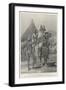 The Hostilities in Nigeria, a British Expeditionary Officer Interviewing a Chief-Richard Caton Woodville II-Framed Giclee Print