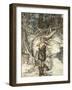 The hot blood burns like fire!', 1924-Arthur Rackham-Framed Giclee Print