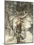 The hot blood burns like fire!', 1924-Arthur Rackham-Mounted Giclee Print