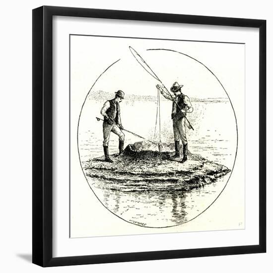 The Hot Cone in the Yellowstone Lake 1891, USA-null-Framed Giclee Print