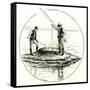 The Hot Cone in the Yellowstone Lake 1891, USA-null-Framed Stretched Canvas