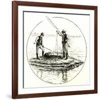 The Hot Cone in the Yellowstone Lake 1891, USA-null-Framed Giclee Print