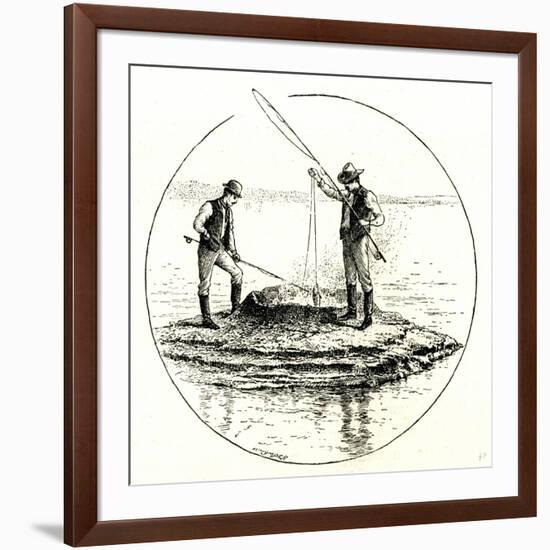 The Hot Cone in the Yellowstone Lake 1891, USA-null-Framed Giclee Print