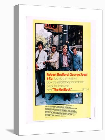 The Hot Rock, from Left: Paul Sand, Ron Liebman, Robert Redford, George Segal, 1972-null-Stretched Canvas