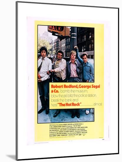 The Hot Rock, from Left: Paul Sand, Ron Liebman, Robert Redford, George Segal, 1972-null-Mounted Art Print