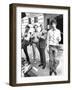 The Hot Rock, from Left: Ron Leibman, George Segal, Robert Redford, Paul Sand, 1972-null-Framed Photo