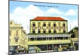 The Hotel Americano, Curacao, Netherlands Antilles, C1900s-null-Mounted Giclee Print