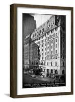 The Hotel Astor, Times Square, New York, C1930S-null-Framed Giclee Print