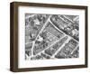 The Hotel De Conde as Depicted on the 1739 Turgot Map of Paris-null-Framed Giclee Print