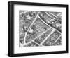 The Hotel De Conde as Depicted on the 1739 Turgot Map of Paris-null-Framed Giclee Print