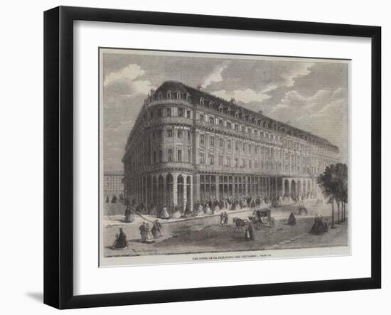 The Hotel De La Paix, Paris-Felix Thorigny-Framed Giclee Print