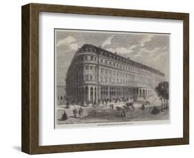 The Hotel De La Paix, Paris-Felix Thorigny-Framed Giclee Print