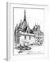 The Hotel De Ville, 1899-Albert Robida-Framed Giclee Print