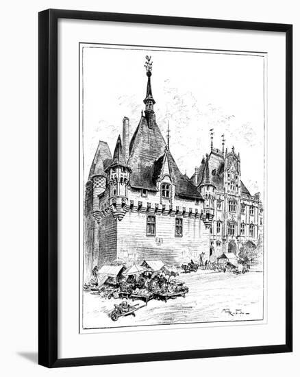 The Hotel De Ville, 1899-Albert Robida-Framed Giclee Print