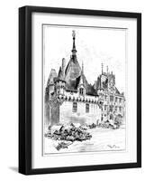 The Hotel De Ville, 1899-Albert Robida-Framed Giclee Print