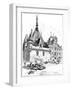 The Hotel De Ville, 1899-Albert Robida-Framed Giclee Print