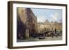 The Hotel De Ville, Arras, 1856 (Oil on Card)-Lewis John Wood-Framed Giclee Print