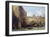 The Hotel De Ville, Arras, 1856 (Oil on Card)-Lewis John Wood-Framed Giclee Print