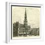 The Hotel De Ville, Brussels-null-Framed Giclee Print