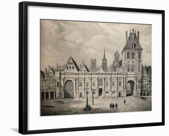 'The Hotel de Ville in 1583', 1915-Unknown-Framed Giclee Print