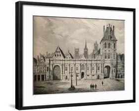 'The Hotel de Ville in 1583', 1915-Unknown-Framed Giclee Print