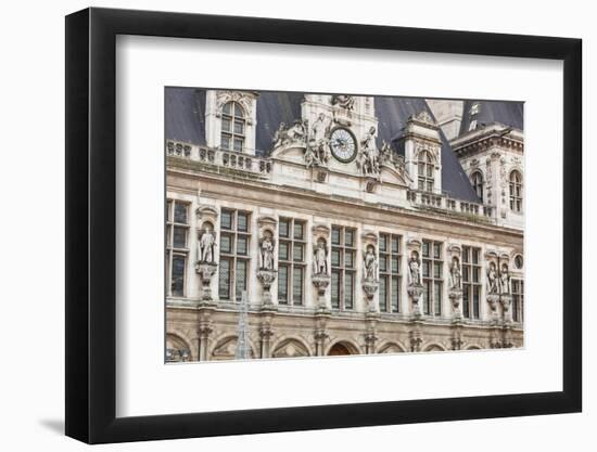The Hotel De Ville (Town Hall) in Central Paris, France, Europe-Julian Elliott-Framed Photographic Print