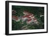 The Hotel Del Monte from the air - Del Monte, CA-Lantern Press-Framed Art Print