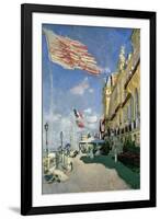 The Hotel des Roches Noires at Trouville, 1870-Claude Monet-Framed Giclee Print