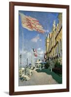 The Hotel des Roches Noires at Trouville, 1870-Claude Monet-Framed Giclee Print