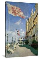 The Hotel des Roches Noires at Trouville, 1870-Claude Monet-Stretched Canvas