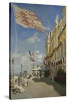 The Hotel des Roches Noires at Trouville-Claude Monet-Stretched Canvas