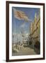 The Hotel des Roches Noires at Trouville-Claude Monet-Framed Premium Giclee Print