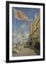 The Hotel des Roches Noires at Trouville-Claude Monet-Framed Premium Giclee Print