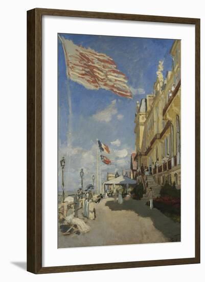 The Hotel des Roches Noires at Trouville-Claude Monet-Framed Giclee Print