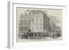 The Hotel Du Rhin, Place Vendome, Late the Residence of Louis Napoleon-null-Framed Giclee Print