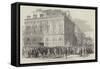 The Hotel Du Rhin, Place Vendome, Late the Residence of Louis Napoleon-null-Framed Stretched Canvas