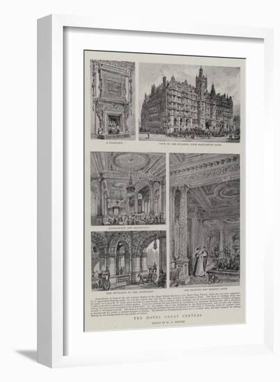 The Hotel Great Central-Henry William Brewer-Framed Giclee Print