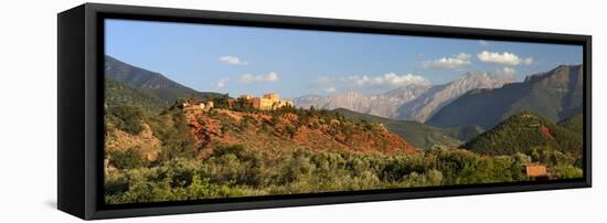 The Hotel Kasbah Bab Ourika, Ourika Valley, Atlas Mountains, Morocco, North Africa, Africa-Stuart Black-Framed Stretched Canvas