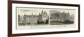 The Hotel Metropole, at Brighton, Opened This Week-null-Framed Premium Giclee Print