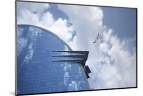 The hotel W of Barcelona, glass front, Catalonia, Spain-Peter Kreil-Mounted Photographic Print