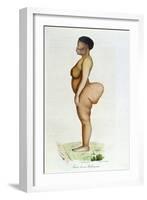 The Hottentot Venus, Bushman Woman, from "L'Histoire Naturelle Des Mammiferes"-Carel Christian Anthony Last-Framed Giclee Print