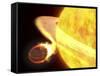 The Hottest Known Planet in the Milky Way, Called WASP-12b, Is So Close-Stocktrek Images-Framed Stretched Canvas