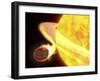 The Hottest Known Planet in the Milky Way, Called WASP-12b, Is So Close-Stocktrek Images-Framed Photographic Print