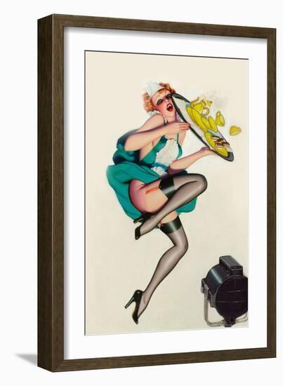 The Hottest Thing On The Menu!-Enoch Bolles-Framed Art Print