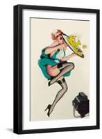 The Hottest Thing On The Menu!-Enoch Bolles-Framed Art Print