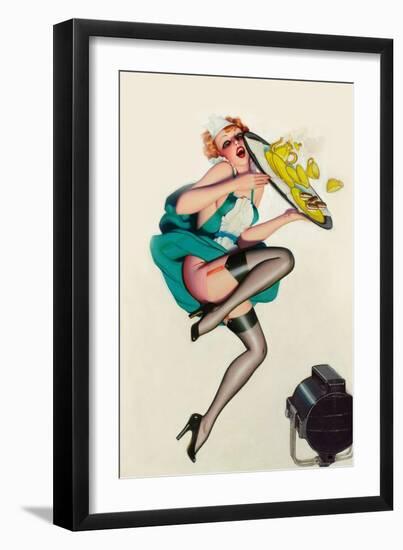 The Hottest Thing On The Menu!-Enoch Bolles-Framed Art Print