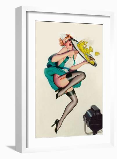 The Hottest Thing On The Menu!-Enoch Bolles-Framed Art Print